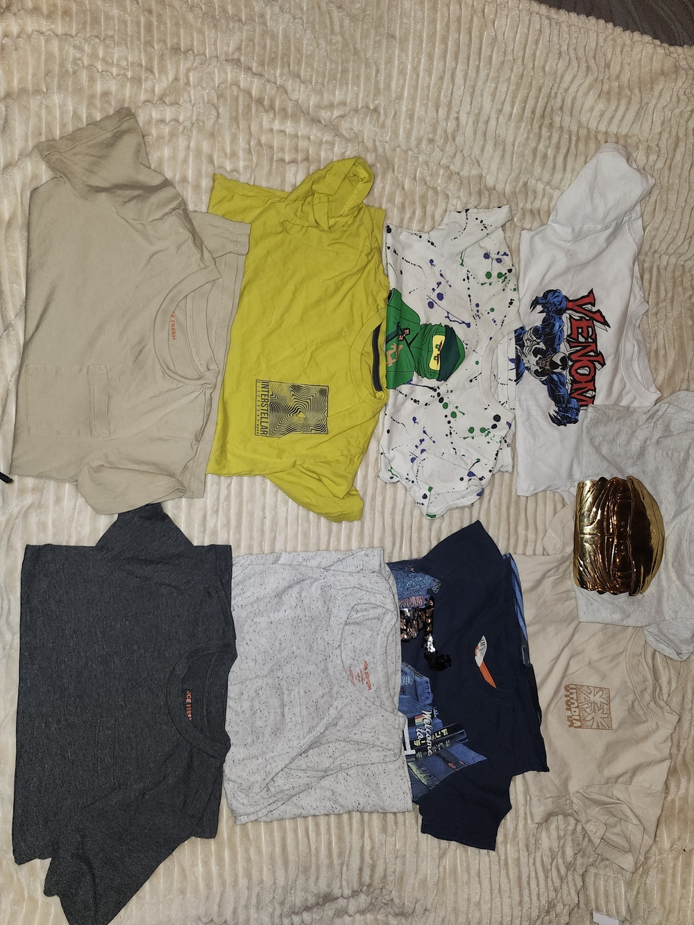 Kids Yellow Graphic T-Shirt - Unbranded
